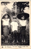 ASIE - PHILIPPINES -- Trois Jeunes Philippins - Filippine