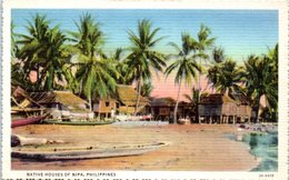 ASIE - PHILIPPINES -- Native Houses Of Nipa - Philippines