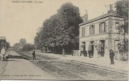 CPA Chemin De Fer Gare BOISSY-L'AILLERIE 95 - Boissy-l'Aillerie