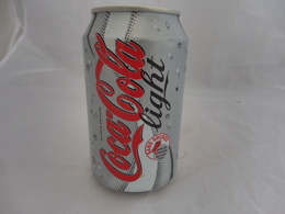 COCA COLA® LIGHT SANS SUCRE CANETTE VIDE 2006 FRANCE 33 Cl - Latas