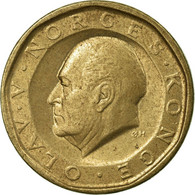 Monnaie, Norvège, Olav V, 10 Kroner, 1987, TTB, Nickel-brass, KM:427 - Norway