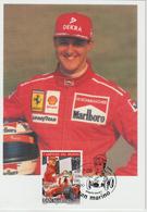 Saint Marin Carte Maximum 2005 Pilotes Ferrari M Schumacher 1980 - Lettres & Documents