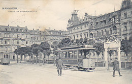 Mannheim - Bahnhofplatz Mit Tram  - 1912      (190507) - Mannheim