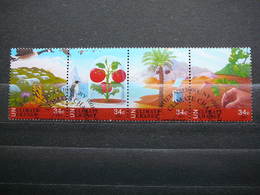 Climate Change # America United Nations New York 2001 Used # Mi.884/7 Birds Fruits Plants (Flora) - Gebruikt