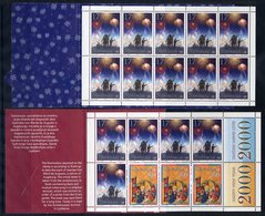 SLOVENIA 1999 Christmas 17 T. And 80 T. In Booklets MNH / **.  Michel 276 MH And MH3 - Slovenia