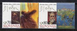 SLOVENIA 1999 Bozidar Jakac Paintings  MNH / **.  Michel 272-73 - Slowenien