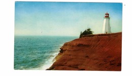 PRINCE EDWARD ISLAND, Canada, Sea Cow Head Lighthouse, Old Chrome Postcard - Other & Unclassified