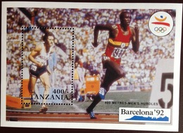 Tanzania 1992 Olympic Games Minisheet MNH - Tanzanie (1964-...)