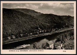 C5029 - Schmika Gr. Winterberg - Schifffahrt Elbeschifffahrt Dampfer - Foto Hering - Schmilka