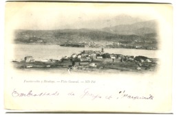 Fuenterrabia Y Hendaya Frontière Avec L'Espagn Hendaye,Fontarrabie Circulée 1904 - Sonstige