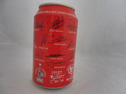 COCA COLA® CANETTE VIDE SERIE LIMITEE N°12/12 LES SIGNATURES 2005 FRANCE 33 Cl - Blikken