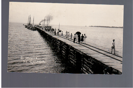 NICARAGUA Gran Lago El Muelle De Granada Ca 1920 OLD REAL PHOTO POSTCARD - Nicaragua