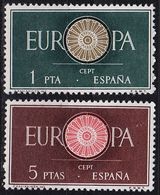 SPANIEN SPAIN [1960] MiNr 1189-90 ( **/mnh ) CEPT - Neufs