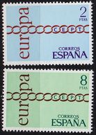 SPANIEN SPAIN [1971] MiNr 1925-26 ( **/mnh ) CEPT - Unused Stamps