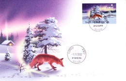 2002, Suomi, Fuchs In Lappland, - Storia Postale