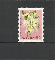 Poland 1965 - Flowers, Orchids, MNH - Autres & Non Classés