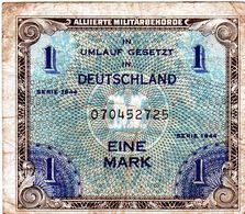 Ancien Billet Allemand De 1 Mark Type Alliés Série 1944- En B - - 1 Mark