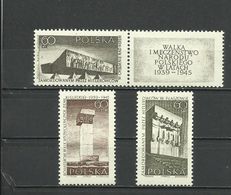 Poland 1965 - Monuments, MNH - Andere & Zonder Classificatie