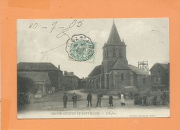 CPA - Sainte Geneviève Bonvillers -  L'église - Sainte-Geneviève