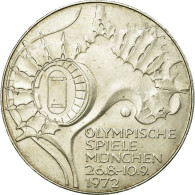 Monnaie, République Fédérale Allemande, 10 Mark, 1972, Munich, TTB+, Argent - Autres & Non Classés