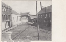 State Prison In Thomaston Maine, Prison Yard C1900s Vintage Postcard - Bagne & Bagnards