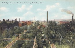 Columbus Ohio Bird's Eye View Ohio State Prison, C1900s Vintage Postcard - Gevangenis