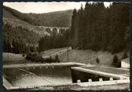 C5053 - Lauscha - Schwimmbad Freibad - Brücke Viadukt - Schincke - Lauscha