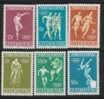 1968 MEXICO CITY  OLYMPIC STAMPS COMP SET  FROM LUXEMBOURG/ SPORTS/CYCLING,DIVING,ATHLETICS, - Zomer 1968: Mexico-City