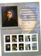 RANCE Collector Souvenir De LOURDES Timbres Lettre  Prioritaire Pour France Tres Beaux Bloc De Timbres - Collectors