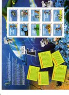 FRANCE Collector SAUVONS LES OCEANS Tres Beaux Bloc De Timbres Lettre  Prioritaire Pour France - Collectors