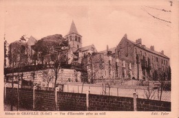 CPA 76 Abbaye De GRAVILLE Vue D'Ensemble Prise Au Midi - Graville