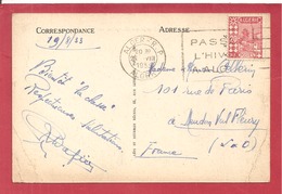 Y&t N° 41 ALGER  Vers FRANCE 1933  2 SCANS - Covers & Documents