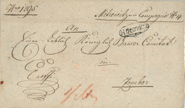 Schnörkelbrief 1834 Mitrowicz Mitrowitz Nach Zombor [Sombor] - Mitrowitzer Compagnie - ...-1850 Vorphilatelie