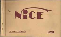 CARNET Complet De 20 Cartes Postales Anciennes De NICE - 20 Vues Choisies. - Lotes Y Colecciones