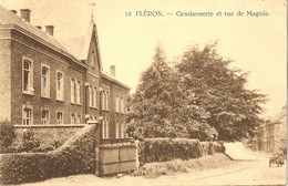 FLÉRON  --  Gendarmerie Et Rue De Magnée - Fléron