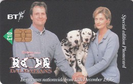UK, BCC-047, £10, 101 Dalmatians - One Big Happy Family, Disney,Dogs, 2 Scans.   Chip : GPT2". - BT General