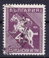 Bulgaria 1933 Sport Balkan Games Horse Riding Mi#254 Used - Gebruikt