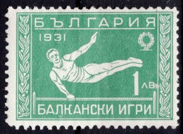 Bulgaria 1931 Sport Balkan Games Gymnastic Mi#242 Mint Hinged - Ungebraucht