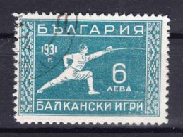 Bulgaria 1931 Sport Balkan Games Cravling Mi#245 Used - Oblitérés