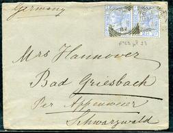 GRANDE BRETAGNE - N° 62 (2) / LETTRE OBL. CHISLEHURST LE 8/9/1882 POUR LA SUISSE - B - Cartas & Documentos