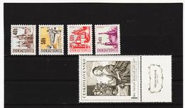 Post161 TSCHECHOSLOWAKEI CSSR 1966  MICHL 1657/60 + 1668 ** Postfrisch SIEHE ABBILDUNG - Unused Stamps