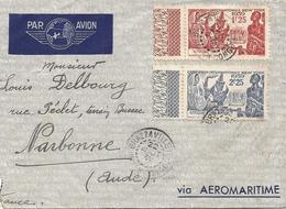 AEF Congo 1939 Brazzaville World EXPO New York Gendarme Cover - Other & Unclassified