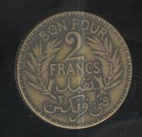 2 Francs Tunisie 1924 - Tunisie