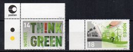 NORVEGE - NORWAY - EUROPA - THINK GREEN - 2016 - - Unused Stamps