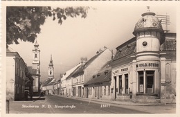 STOCKERAU (Niederdonau) - Hauptstrasse, Cafe Wimmer, Fotokarte Verlag HDH, Um 1935 - Stockerau