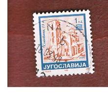 JUGOSLAVIA (YUGOSLAVIA)   - MI 2673IIc   -    1997  CHURCHES: SOPOCANI MONASTERY   -  USED - Gebruikt