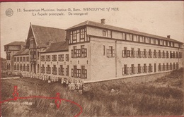 Wenduine Wenduyne Sur Mer Sanatorium Maritime Institut Georges Born Voorgevel La Facade Principale (Kreuk) - Wenduine
