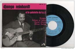 DISQUE 45T . DJANGO REINHARDT ET LE QUINTETTE DU HOT CLUB DE FRANCE . " NUAGES " - Réf. N°4D - - Jazz