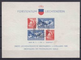 Liechtenstein 1936 Mi#Block 2 Used - Oblitérés