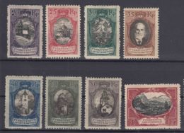 Liechtenstein 1921 Landscapes Mi#53-60 Mint Lightly Hinged - Unused Stamps